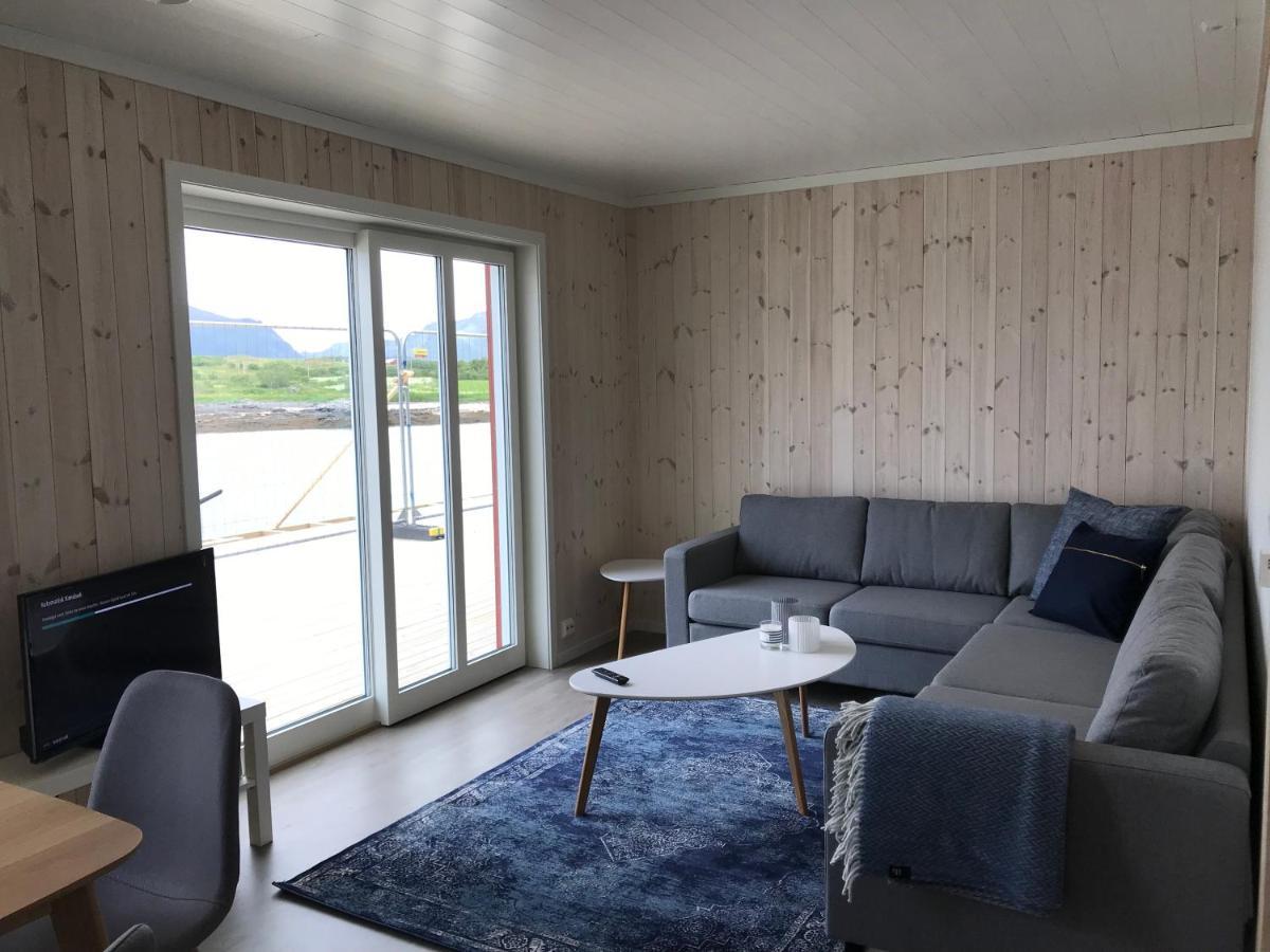 Nappstraumen seafront cabin Leknes Extérieur photo